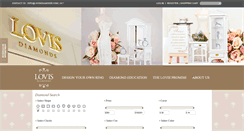Desktop Screenshot of lovisdiamonds.com